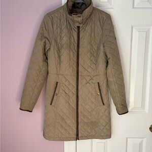 Ralph Lauren Quilted Brown Puffer Coat
